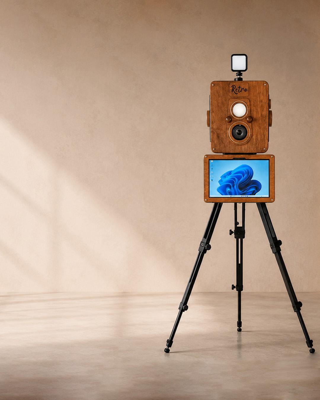 Handgefertigte Retro-Fotobox von OurCrafter
